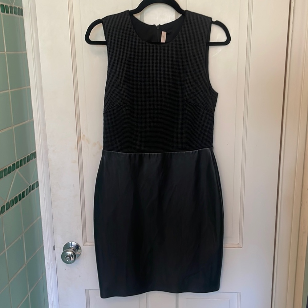Bailey 44 faux leather midi dress NWT SIZE M